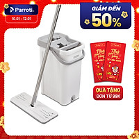 Bộ Cây Lau Nhà 360 Độ Đa Năng, Thùng Vắt 2 Ngăn Thông Minh - Parroti ProMAX PX01