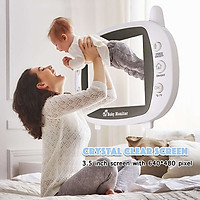 Máy Báo Khóc Baby Monitor màn hình Full HD 3,5inh – mbk05, không dây, tần số sóng 2.4G