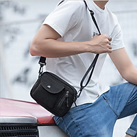Túi Đeo Chéo Unisex Thời Trang Nhỏ Gọn Tiện Lợi Kabek kabe15 Chất Liệu Vải Polyester Dệt Kim Cao Cấp Màu Đen Basic Phù Hợp Nam Nữ Phong Cách Nhật Bản Đơn Giản Năng Động Thể Thao Dễ Phối Đồ