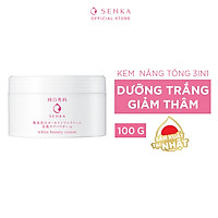 Kem dưỡng trắng da nâng tông 3 trong 1 Senka White Beauty 100g