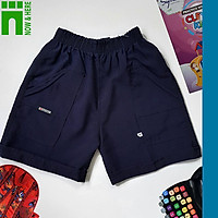 Quần đồng phục học sinh nam từ 15kg đến gần 90kg - Quần short đồng phục màu XANH ĐEN - NH SHOP