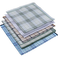 5Pack Kiểu Kẻ Sọc Nam Khăn Tay Cotton Cổ điển Pocket Vuông Hanky