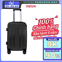 Vali kéo du lịch 837 nhựa PP siêu bền - Đen