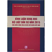 Bình luận khoa học bộ luật dân sự năm 2015