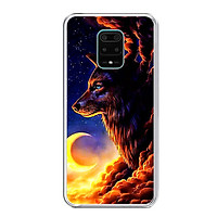Ốp lưng điện thoại XIAOMI REDMI NOTE 9S / NOTE 9 PRO - Silicon dẻo - 0267 WOLF03 - Hàng Chính Hãng