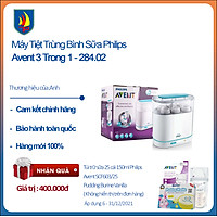 Máy Tiệt Trùng Bình Sữa Philips Avent 3 Trong 1 - 284.02
