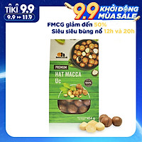 Hạt Macca Úc Smile Nuts nứt vỏ thượng hạng hộp 454g - Australian Maccadiamia 454g