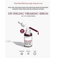 SERUM TÁI TẠO PHỤC HỒI DA RED PEEL TINGLE 35ml + Tặng kèm 1 mặt nạ sủi bọt Su:m 37 Đen