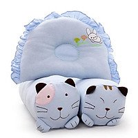 Bộ 2 Gối Ôm + 1 Gối Nằm Hình Mèo Cho Bé Yêu (Giao màu ngẫu nhiên)