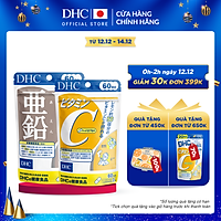 Combo Viên uống DHC Ngăn Ngừa Mụn - Mờ Thâm (Kẽm ZinC+VitaminC)