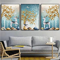 Bộ tranh treo tường phong thủy trang trí nội thất đẹp nhất thị trường ĐL 26 mẫu mới nhất