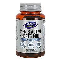 Thực Phẩm Bảo Vệ Sức Khỏe Bổ Sung Các Vitamin và Khoáng Chất Thiết Yếu Dành Cho Nam Giới Chơi Thể Thao NOW SPORTS - MEN'S ACTIVE SPORT MULTI (90 Viên nang mềm)