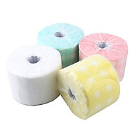1 Roll Disposable Portable Pure Cotton Piece Face Washing Towel Non-Woven Clean Pads for Makeup Skin Care Nail Beauty