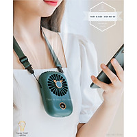 Quạt Đeo Cổ Thời Trang Cao Cấp RPH-F20 - Dây Đeo Tiện Lợi - Dây Sạc USB