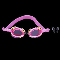 Kids Anti-Fog Waterproof PC Swimming Goggles Glasses Cute Crab Frame