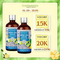 Combo 2 Lotion Bưởi Phục Hồi Tóc Hư Tổn Milaganics (100ml/Chai)