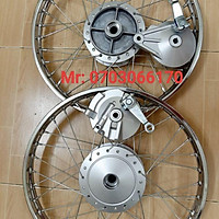 CẶP BÁNH CĂM DÀNH CHO WAVE A , WAVE, DREAM, NIỀN SẮT , ĐÙM KÈM 2.MÁ ĐÙM .