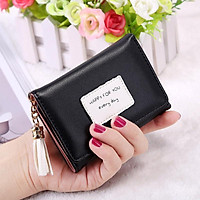 Bóp ví nữ đựng tiền mini gấp 3 bỏ túi, da PU mềm mại, nhiều ngăn chứa thẻ ATM và tiền tiện dụng dùng cho nữ cầm tay