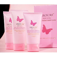 Kem Dưỡng Trắng Da Toàn Thân LRO'CRE Baby Lilac 100g - Tặng Kèm 1 Bông Rửa Mặt Bọt Biển
