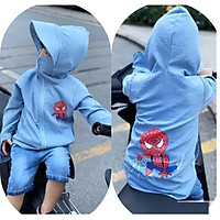 Áo chống nắng NGƯỜI NHỆN cho các bé