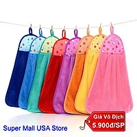 (Video Review) Sỉ 12 Khăn Lau Tay T1, Lau Bát Chén Đĩa Nhà Bếp Dày Dặn Đa Năng - Sợi Cotton Siêu Thấm Hút Nước 2 Mặt