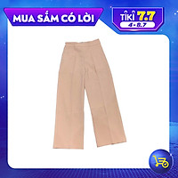 Quần ống sớ, quần nữ dáng suông ống rộng khóa sườn, chất tuyết mưa cao cấp