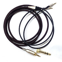 Black Cable For Hifiman HE400S HE-400I HE560 HE-350 HE1000/HE1000 V2 Headphones#200cm
