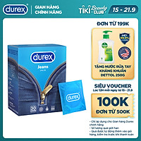 Bao cao su Durex Jeans Hộp 30 bao