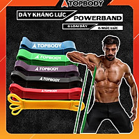 Dây kháng lực Power Band đa năng, hỗ trợ luyện tập thể dục, tiện lợi tại nhà, văn phòng TOPBODY - T1 - DKHAL01
