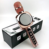 Micro Karaoke Bluetooth Kèm Loa Bass GUTEK YS90, Micro Bắt Giọng Cực Tốt Âm, Thanh Trong Lớn, Bass Cực Hay, Hỗ Trợ Kết Nối Usb, Thẻ Nhớ, Cổng 3.5, Nhiều Màu Sắc - Hàng chính hãng