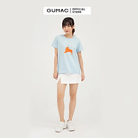 Áo thun nữ GUMAC ATB850 in cô gái couple dễ thương