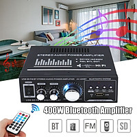400W Bluetooth USB HiFi Receiver Digital Home car Amplifier with Remote