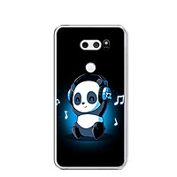 Ốp lưng dẻo cho điện thoại LG V30 - 0334 PANDA05 - Hàng Chính Hãng