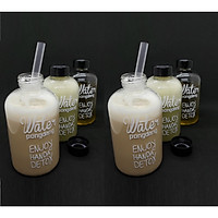 Combo 6 Chai Thủy Tinh đựng nước DETOX 600ML - Nắp nhựa có giăng cao su - thủy tinh dày cao cấp siêu chịu lực (Bình đựng nước, đựng sữa, chai đựng nước ép)