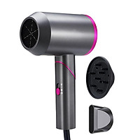 Hair Dryer 2 Speeds Adjustable Fast Drying Hairdryer Portable and Foldable Blow Dryer Hot / Warm Wind with 1 Diffusion