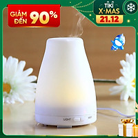 Máy Xông Tinh Dầu Chuyên Dụng Cao Cấp Cho Gia Đình và Văn Phòng - Công Nghệ Phun Sương Siêu Âm, Đèn LED 7 Màu trang trí