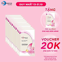 Hộp 12 miếng Mặt nạ dưỡng da tươi trẻ chiết xuất hoa mẫu đơn hoàng cung Bio-essence (12 miếng x 20ml)