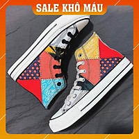 Giày thể thao nam, giày nam cao cổ màu sắc A137