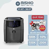 Nồi Chiên Không Dầu Hơi Nước 7L Mishio MK302 - Hàng chính hãng