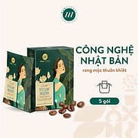 Cà Phê Phin Giấy Túi Lọc HANCOFFEE Drip Bag Blend Hương Hoa Và Thoảng Mùi Trái Cây Vị Đắng Nhẹ, Ngọt Sâu Hộp 5 gói - HND2S
