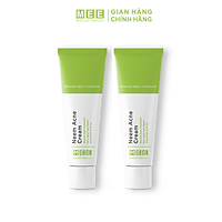 2 Kem Chấm mụn thảo mộc MEE NATURAL - hỗ trợ giảm mụn, mờ thâm Neem Acne Cream 20ml