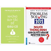 Combo Sách Tư Duy – Kỹ Năng Sống : Những Quy Tắc Để Giàu Có  + Người Thông Minh Giải Quyế