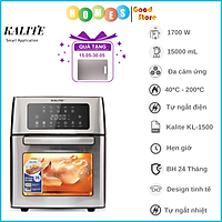 Nồi Chiên Không Dầu KALITE 15L KL-1500 Công Suất 1700W - Hàng Chính Hãng