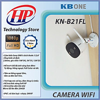 CAMERA IP WIFI KB.ONE KN-B21FL 2.0mp, Full Color, Đàm Thoại 2 Chiều, Tích Hợp Mic Và Loa - Chính Hãng