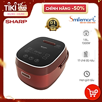 Nồi cơm điện cao tần Sharp KS-IH191V 1.8L, hàng chính hãng (Giao màu ngẫu nhiên)