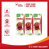 COMBO 3 Hộp Nước Ép Lựu Và Trái Cây Hỗn Hợp Malee 200ml (Thái Lan)