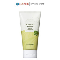 Sữa Rửa Mặt Dành Cho Da Mụn Trà Xanh the SAEM Healing Tea Garden Green Tea Cleansing Foam (150ml)