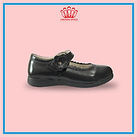 Giày Búp Bê Đi Học Bé Gái Crown Space UK School Shoes CRUK3041 Cao Cấp Nhẹ Êm Thoáng Mát Size 28-36/4-14 Tuổi