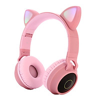 Bluetooth Headset Foldable Over The Ear Stereo Headphone Microphone Mic New