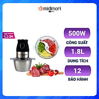 Máy Xay Thịt Inox Đa Năng Midimori MDMR-188C (500W) - Hàng Chính Hãng